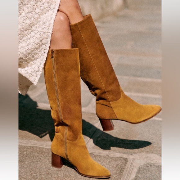 Sezane Shoes - ❌SOLD❌🍃NEW IN BOX - Sezane Adele boots - tan - Size 9 or EU 40